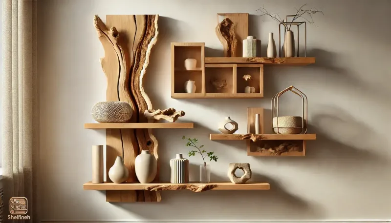 شلف روستیک چوبی و نگهداری و مراقبت از آن با وسایل مختلف