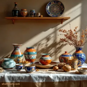 استفاده از کوره های سفالی برای هفت سین 