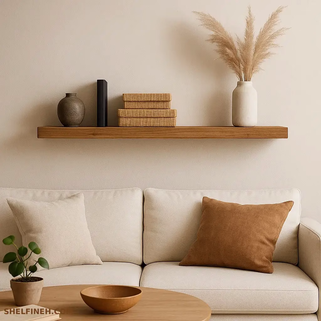 تصویر شلف دیواری مدرن